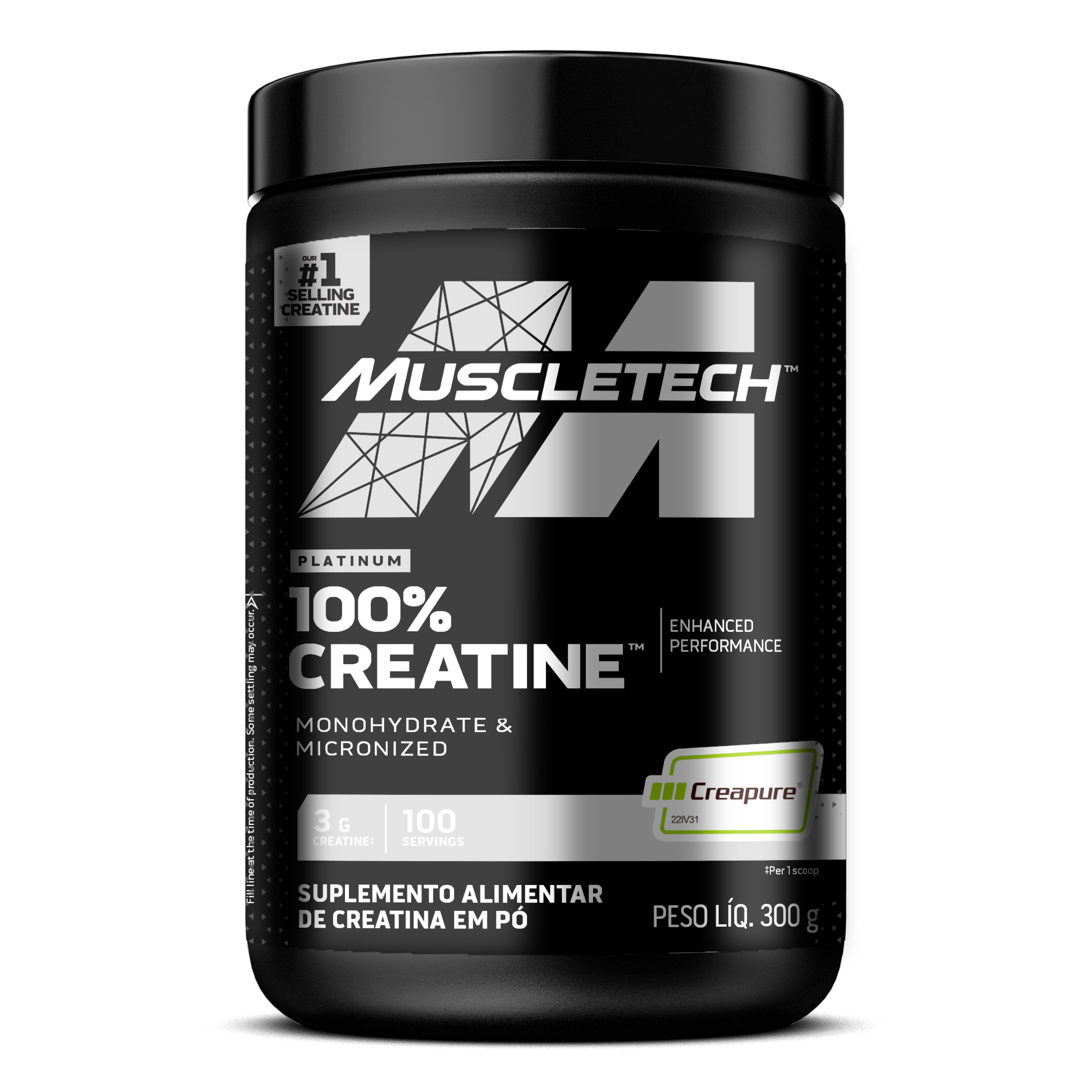 MuscleTech Creatine  Platinum Creapure Unflavored 300g BR