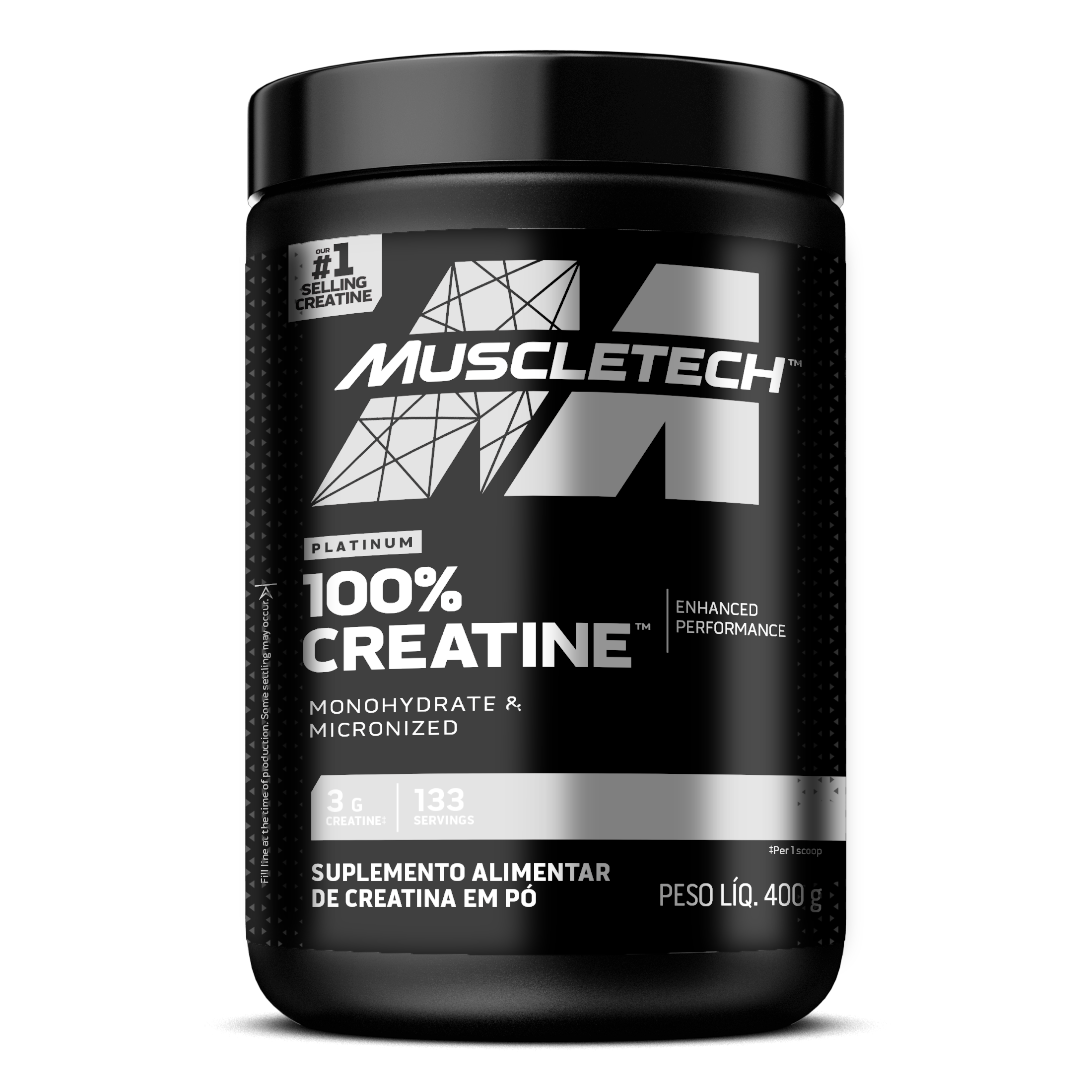 MuscleTech Creatine Platinum Unflavored 400g BR